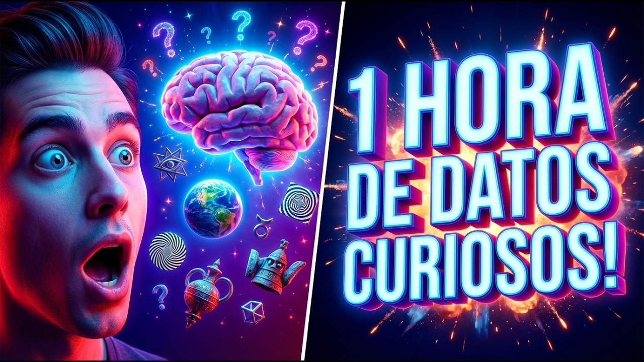 1 HORA de DATOS que te VOLAR&Aacute;N la CABEZA!  🤯🤯🤯
