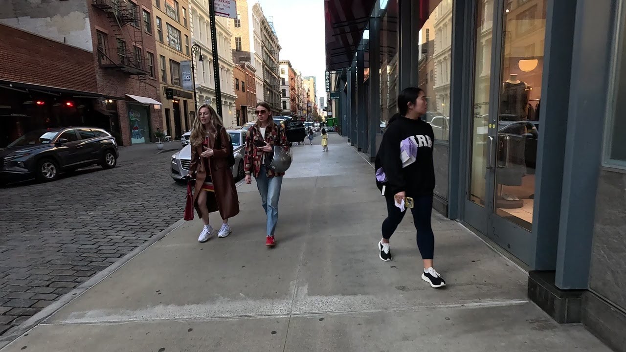 ⁴ᴷ⁶⁰ Walking NYC: Mercer Street from Canal Street to 8th Street