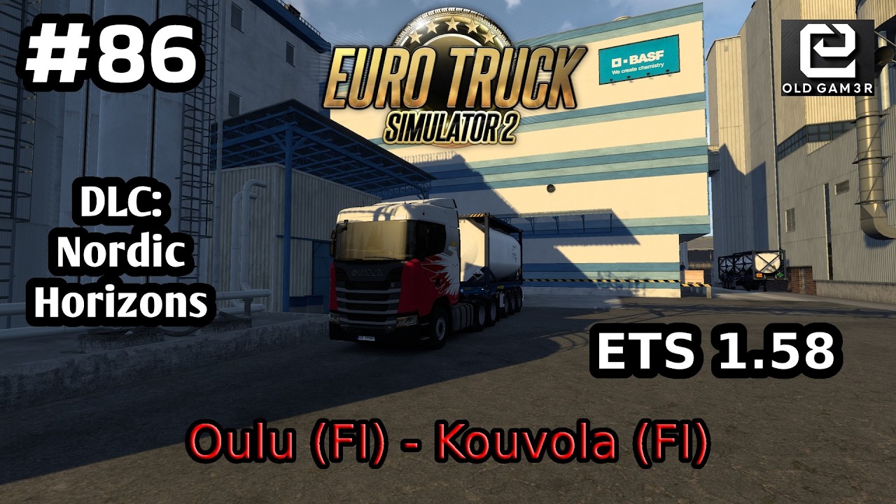 ETS2 #86 / PROMODS / NORDIC HORIZONS / OULU (FI) - KOUVOLA (FI) / PL