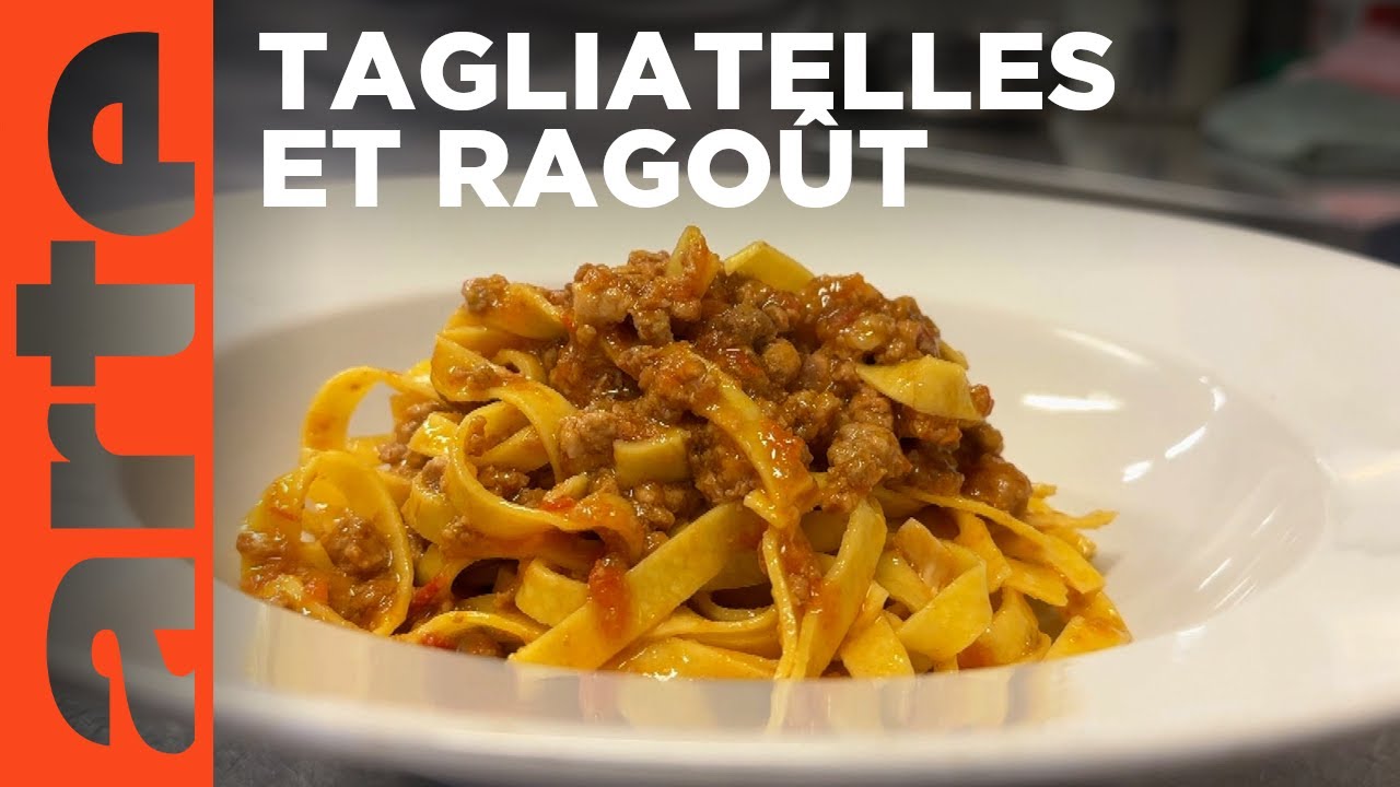 Bologne : les tagliatelles al ragù | Voyage en cuisine | ARTE Family