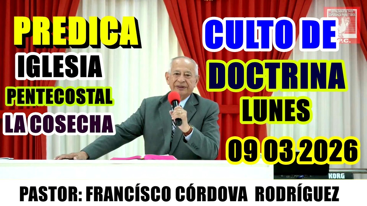 PREDICA IPC CULTO DE  DOCTRINA LUNES 09 03 2026