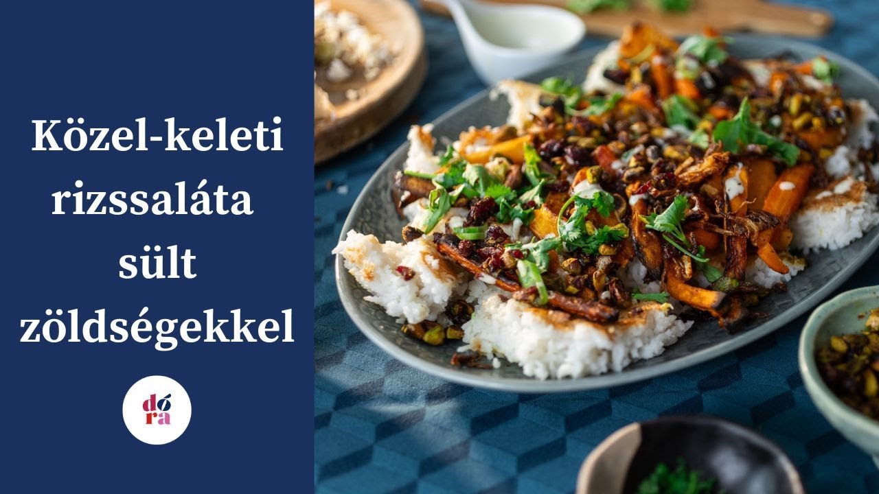 Közel-keleti rizssaláta sült zöldségekkel l Havas Dóra