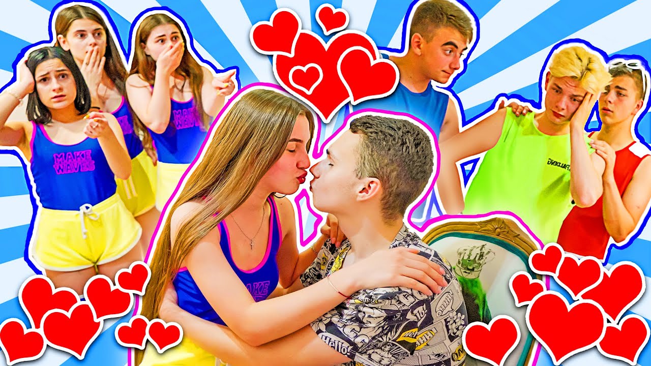 Diana cheerleader gets revenge on her boyfriend! Diana kissed her ex-boyfriend in front of everyone!