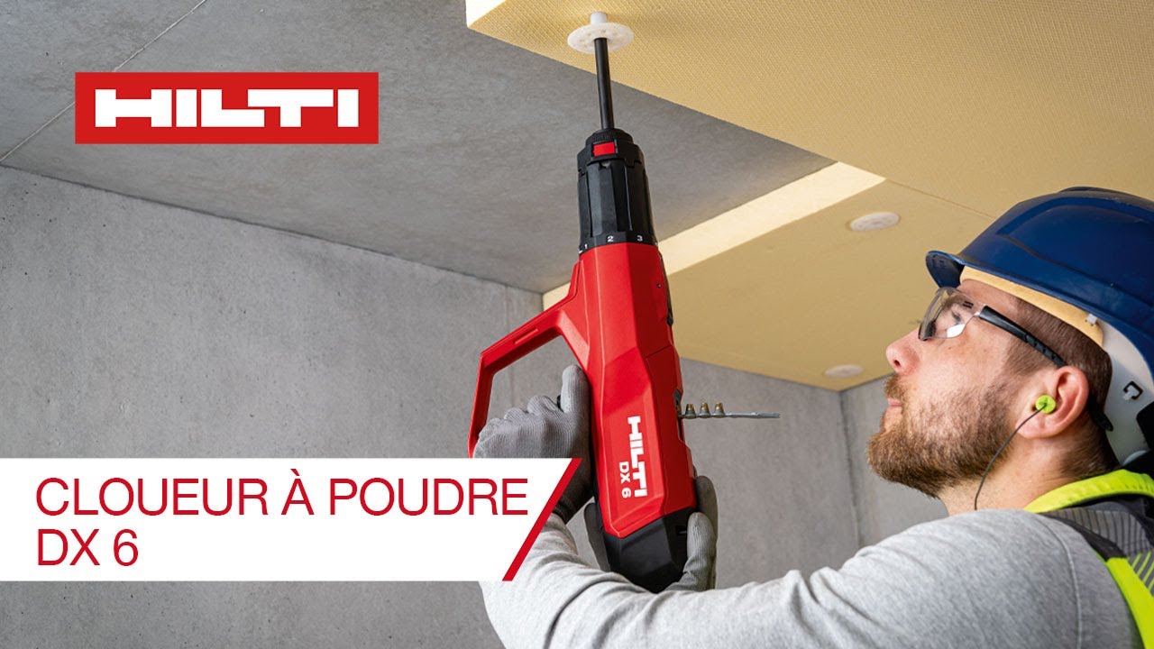 Cloueur &agrave; poudre DX 6 : comment le prendre en main ?