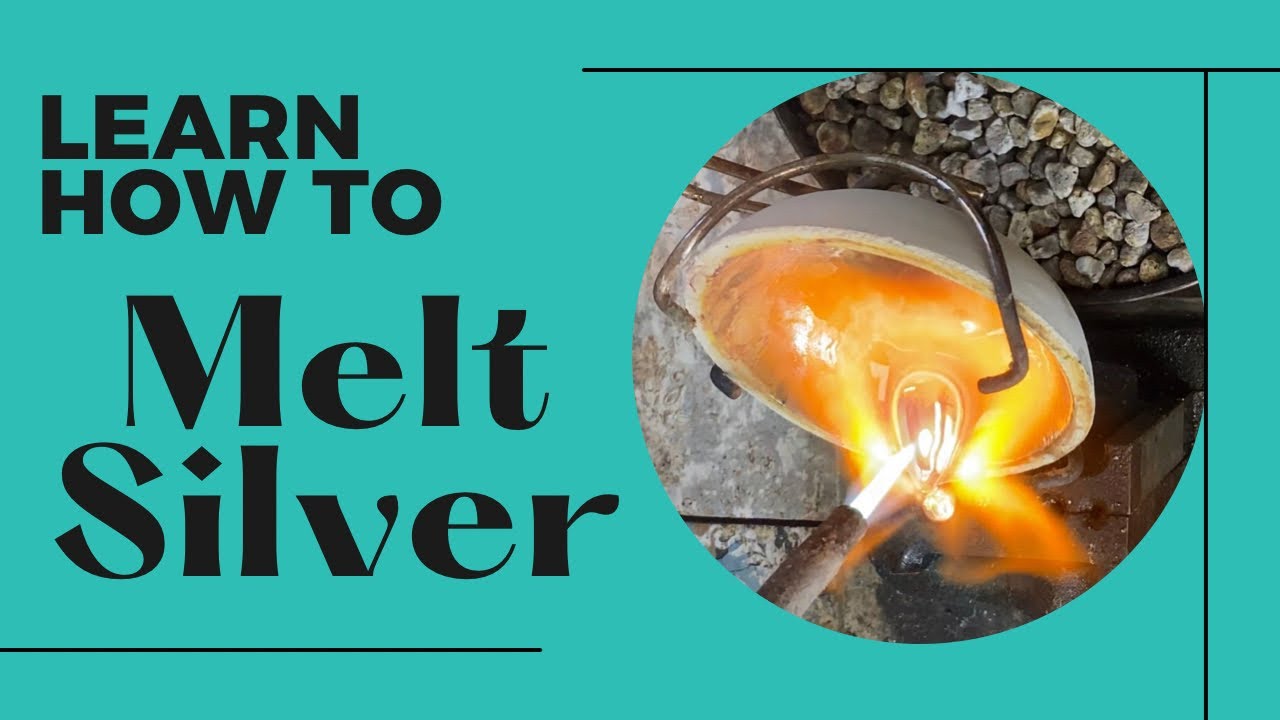 Melting Sterling Silver into Ingots