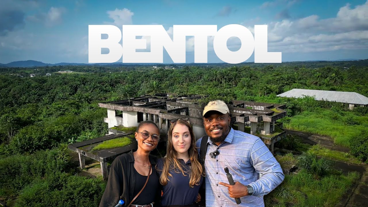 Visiting William R Tolbert mansion in Bentol, Liberia for the first time with friends