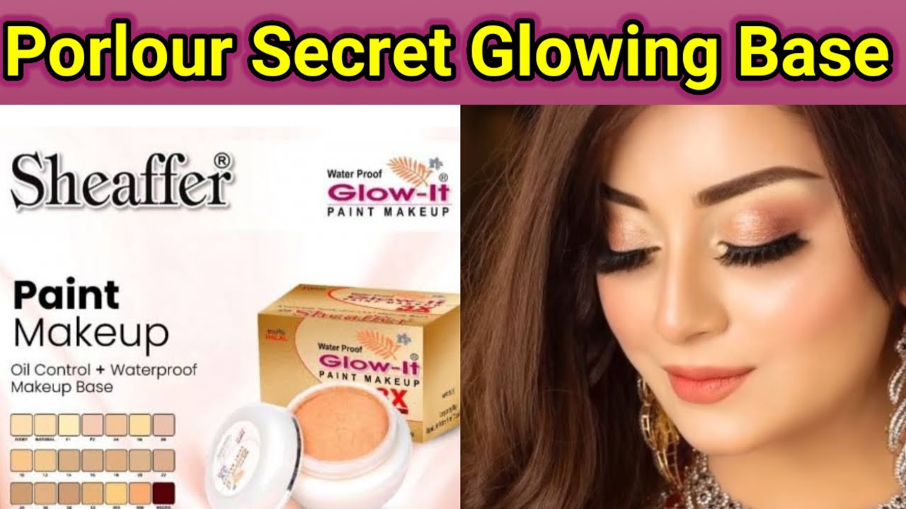 Porlour Secret Glowing Base ||Bridal base banane ka tarika ||how to apply sheaffer handi base ||