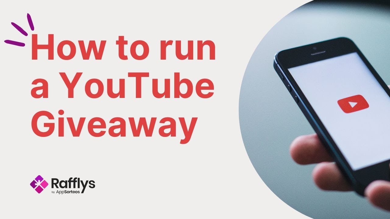 How to run a giveaway on YouTube