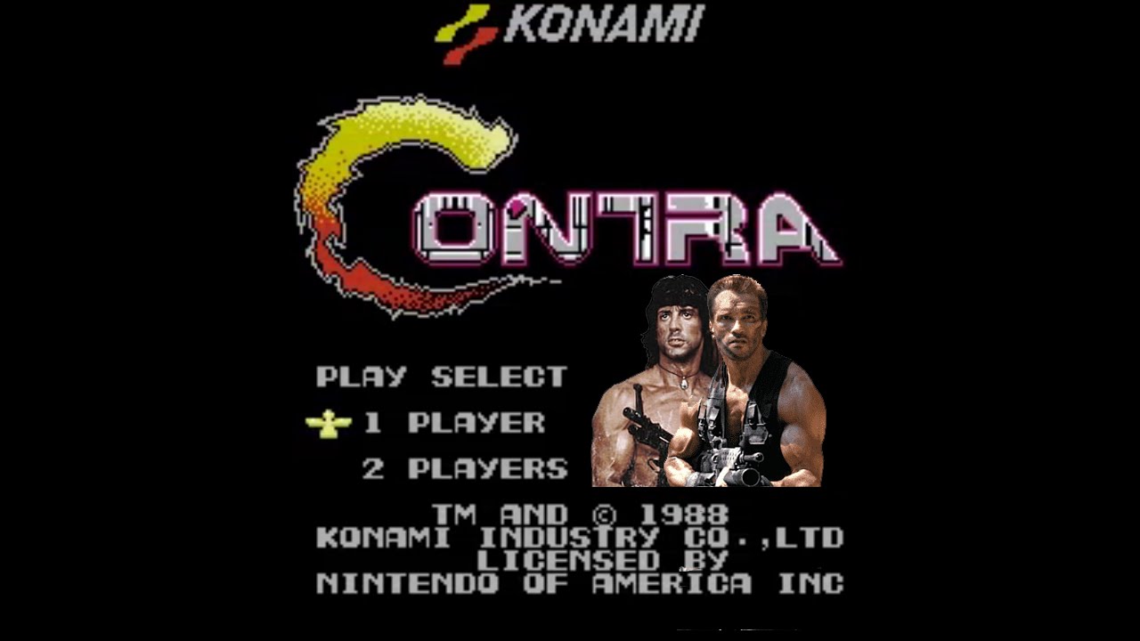 Contra 1988 Konami Gameplay