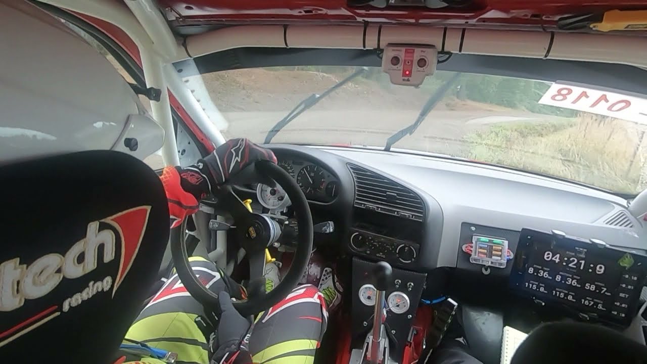 Urjala Historic Ralli BMW 325 EK3 melkein kaato