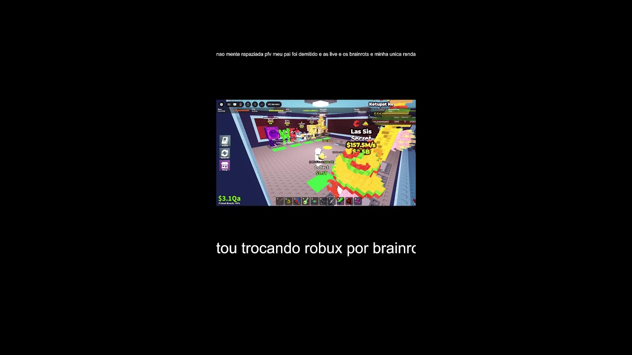 LIVE ROUBE UM BRAINROT TROCANDO COM INSCRITOS POSSIVEL ULTIMA LIVE DO CANAL
