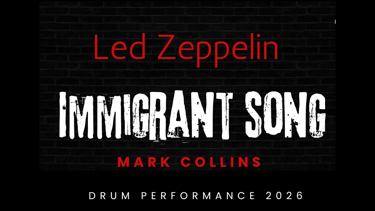 Drum performance Led Zeppelin immigrant song 2026