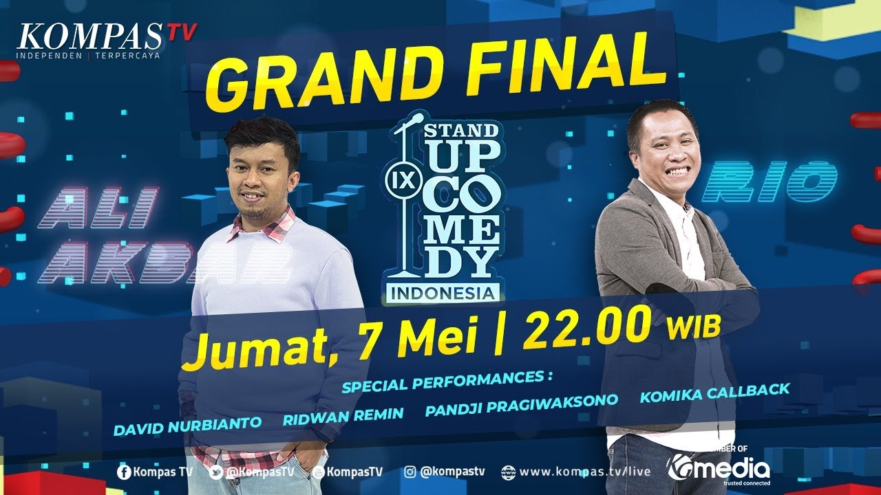 [LIVE] Stand Up Comedy Indonesia (SUCI IX) - GRAND FINAL | Ali Akbar Vs Rio Dumatubun
