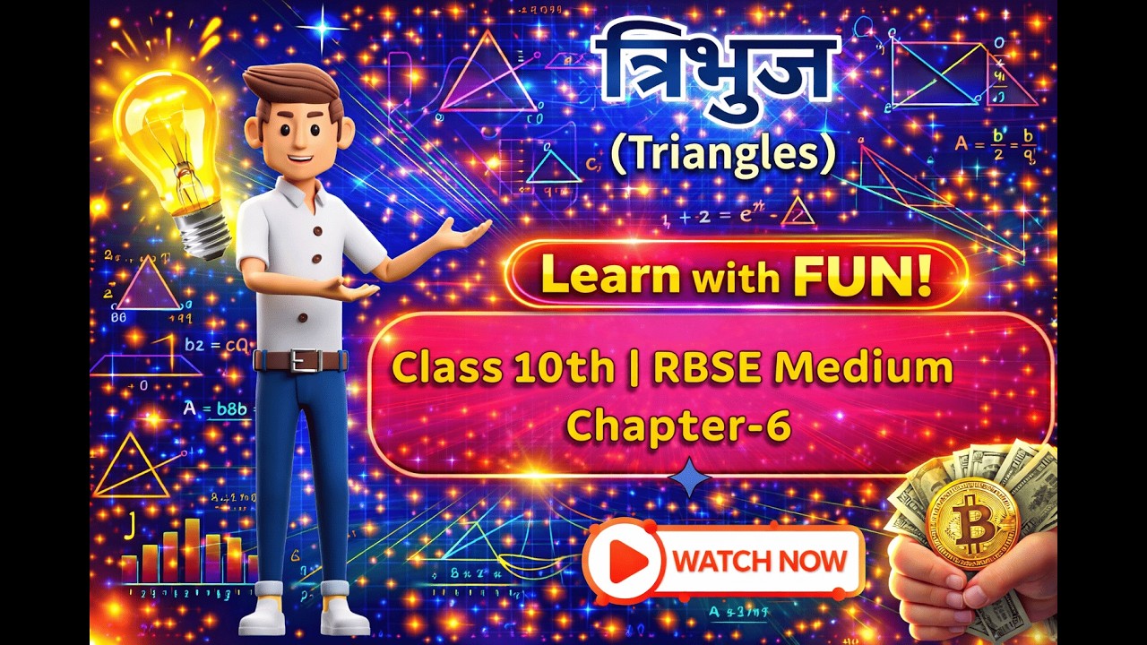 Class 10 Maths Chapter 6 | Triangles One Shot (Hindi Medium)
