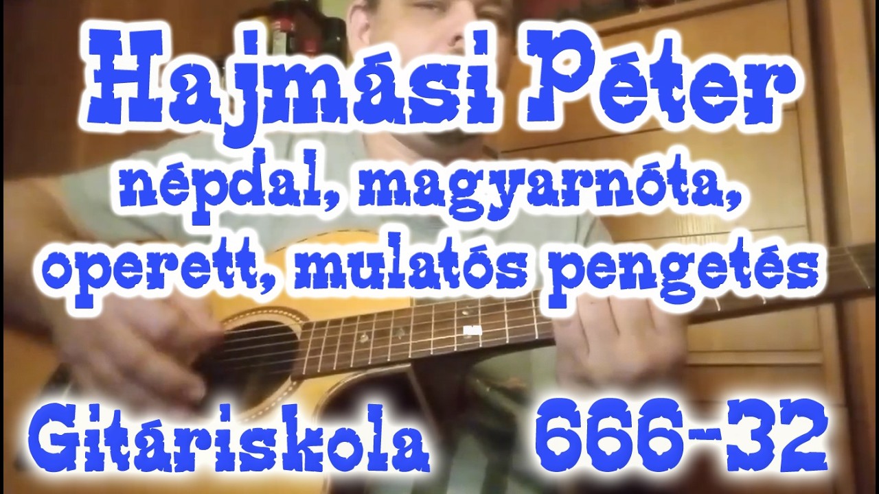 Gitáriskola 666-6 Hajmási Péter gitárral + kotta