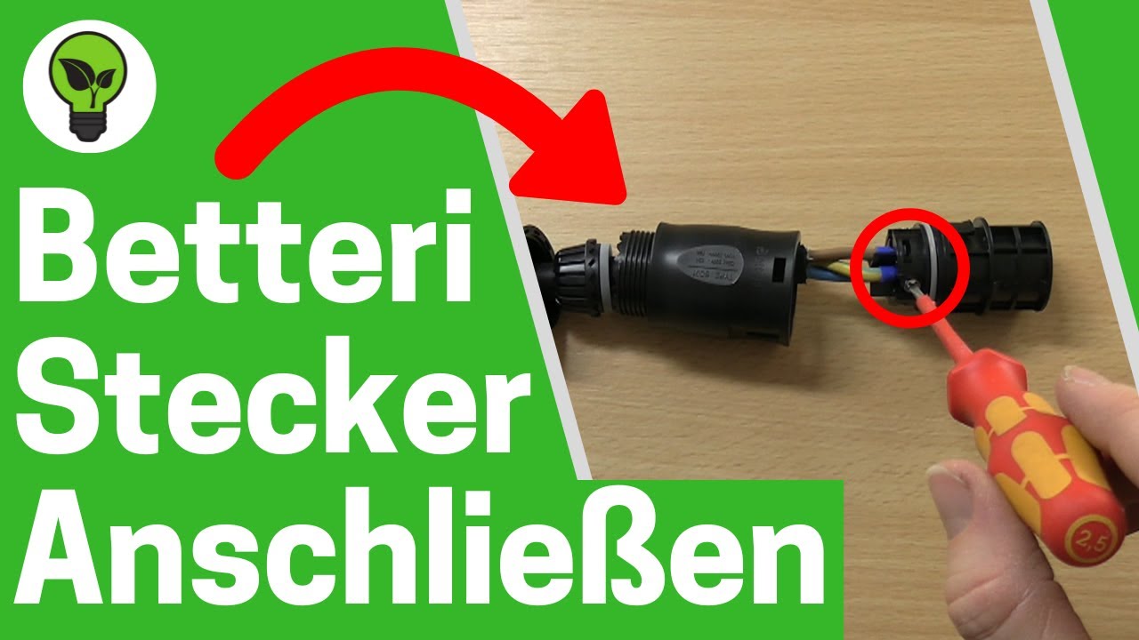 Betteri Stecker Anschlie&szlig;en ✅ ULTIMATIVE ANLEITUNG: Wie BC01 Buchse mit Kabel 3 polig Verdrahten???