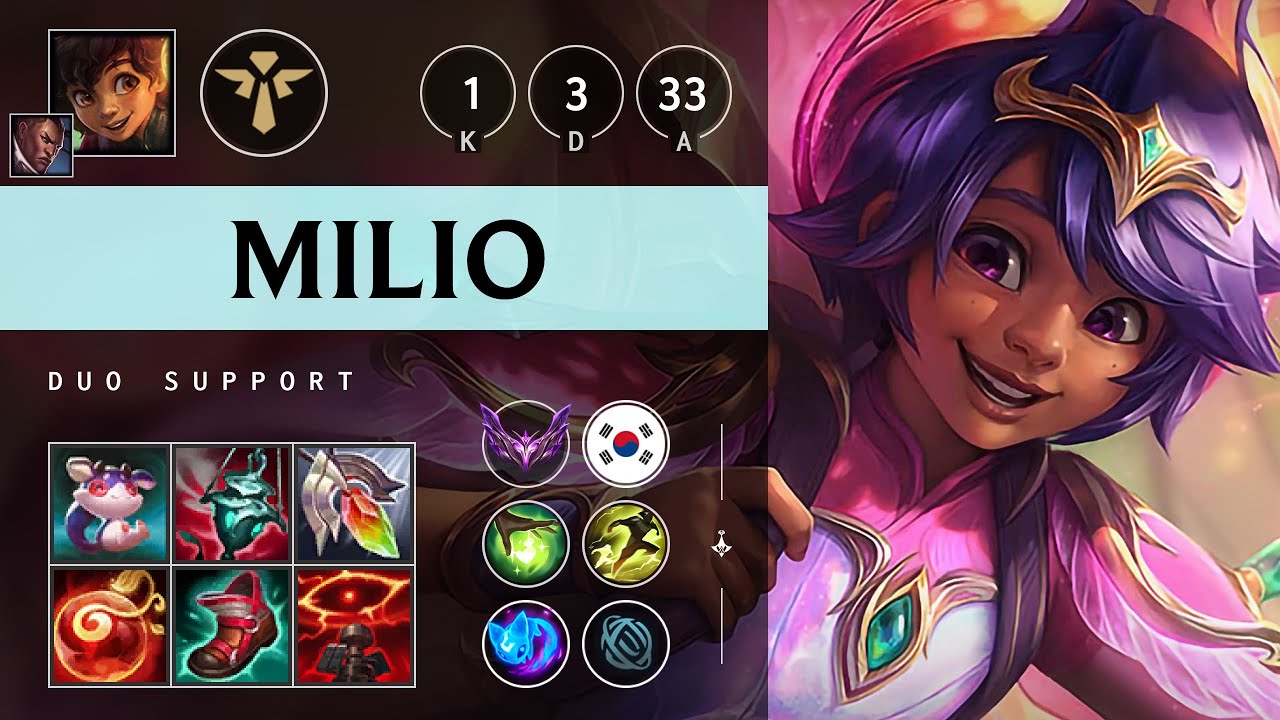 Milio Support vs Nautilus - KR Master Patch 25.S1.3