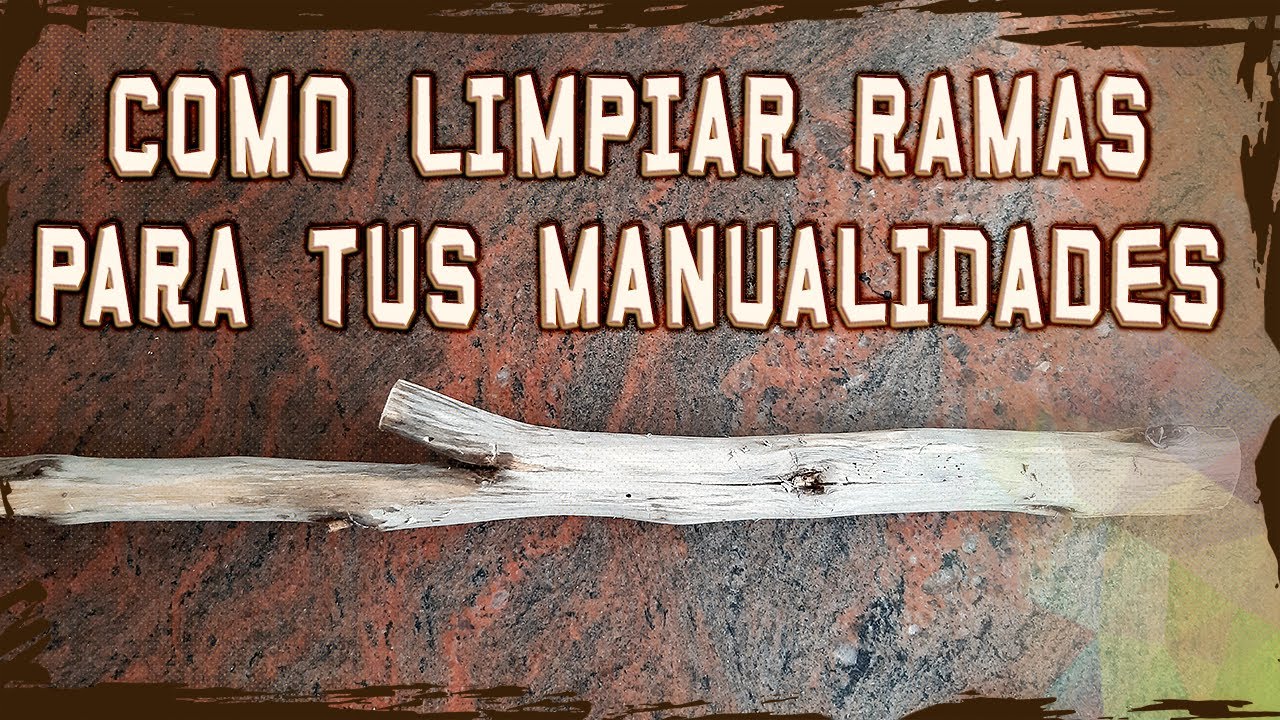 Cómo Limpiar Ramas para tus Manualidades