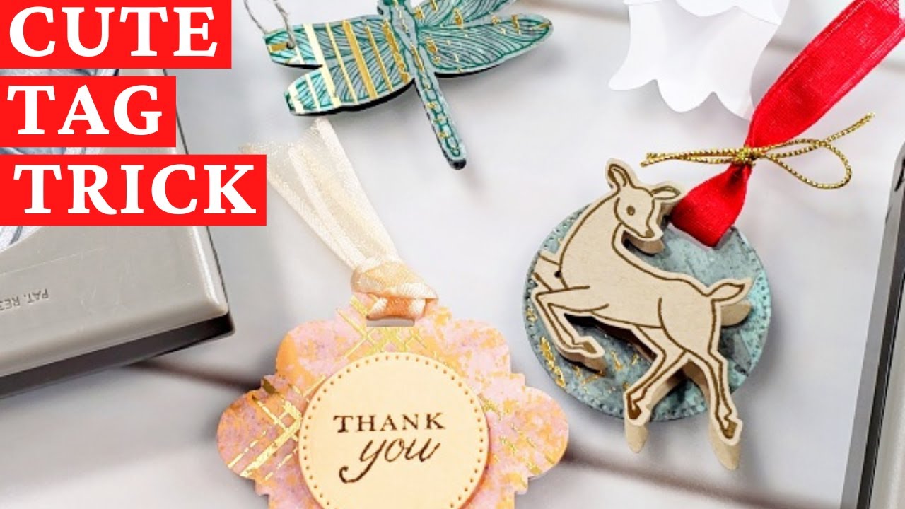 Card Making Hack - Create Adorable Tags With Any Punch!