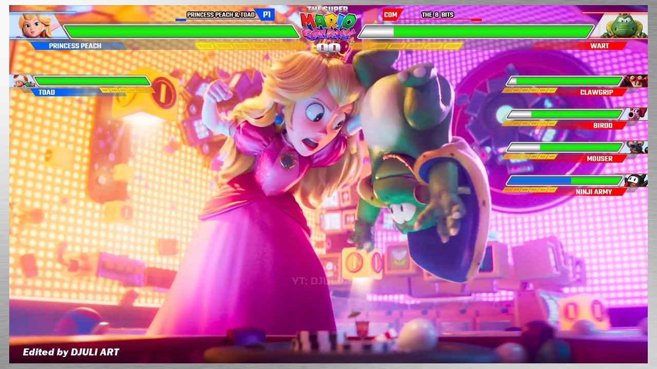 Super Mario Galaxy 2026 - Princess Peach Fights In A Casino WITH HEALTHBARS (Re-edit)