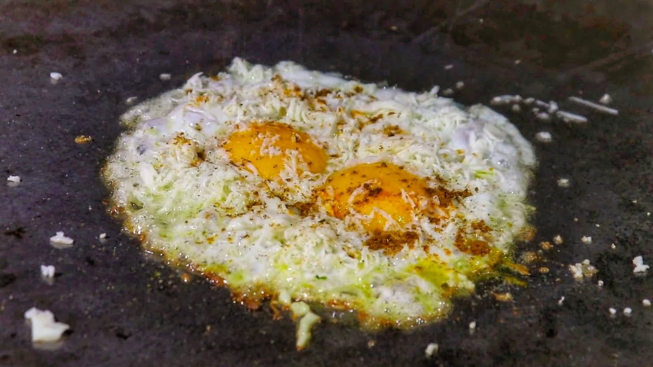 Tricolor layered egg dish ever | Delicious Egg Bullet special | Egg Street Food |Indian Street Food
