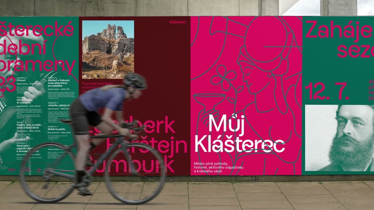 Nová vizuální identita města Klášterec nad Ohří