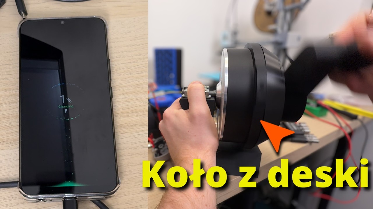 Generator z deskorolki elektrycznej