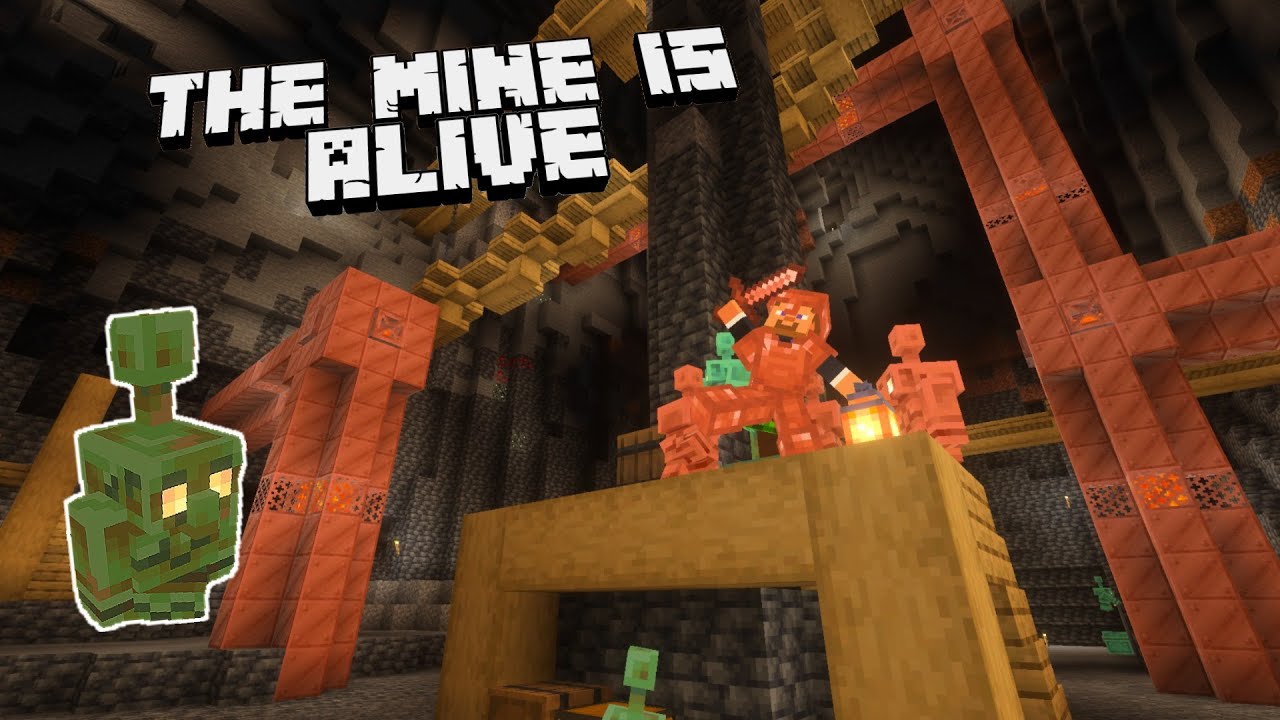 Copper Golems Built me a Living Mine in Minecraft