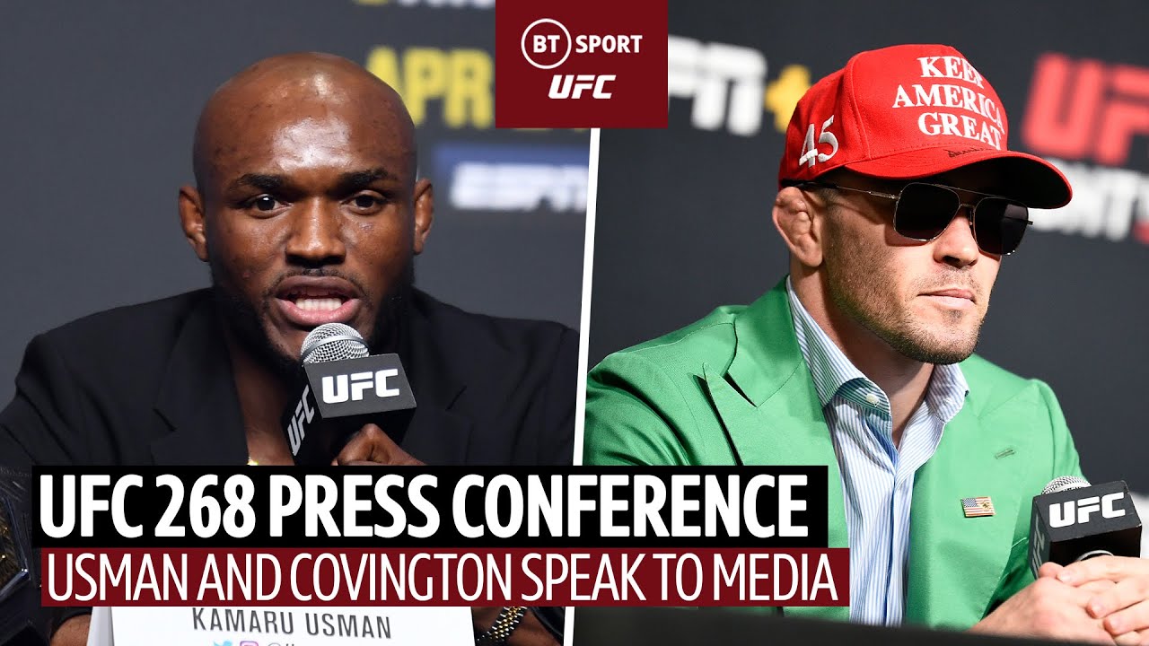 Full UFC 268 Press Conference: Usman, Covington, Namajunas, Zhang, Gaethje, Chandler and Dana White