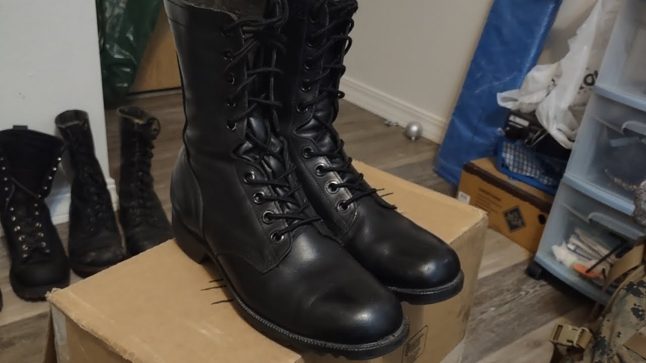 Army Leather Combat Boots Zigzag Sole 7 Month Update.
