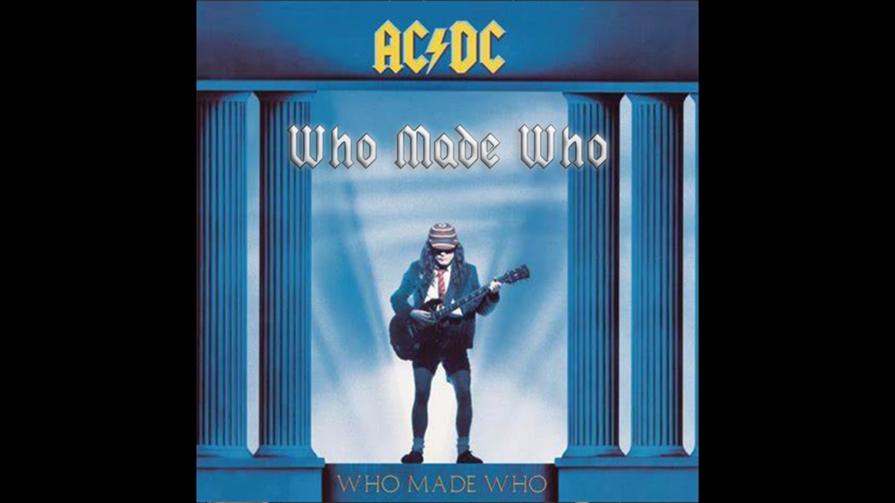 ACDC - WHO MADE WHO Guitar Backing Track with Original Vocals