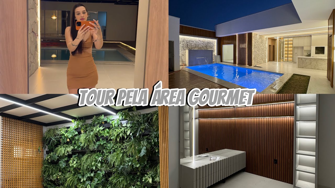 A NOSSA CASA JÁ ESTÁ QUASE PRONTA! tour pela nossa área gourmet 🏠🩷
