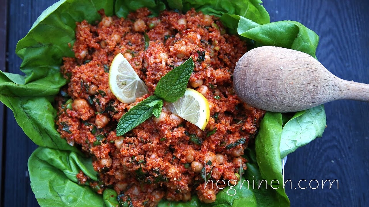 Սիսեռով բլղուրով աղցան - Chickpea Bulgur Salad Recipe - Heghineh Cooking Show in Armenian