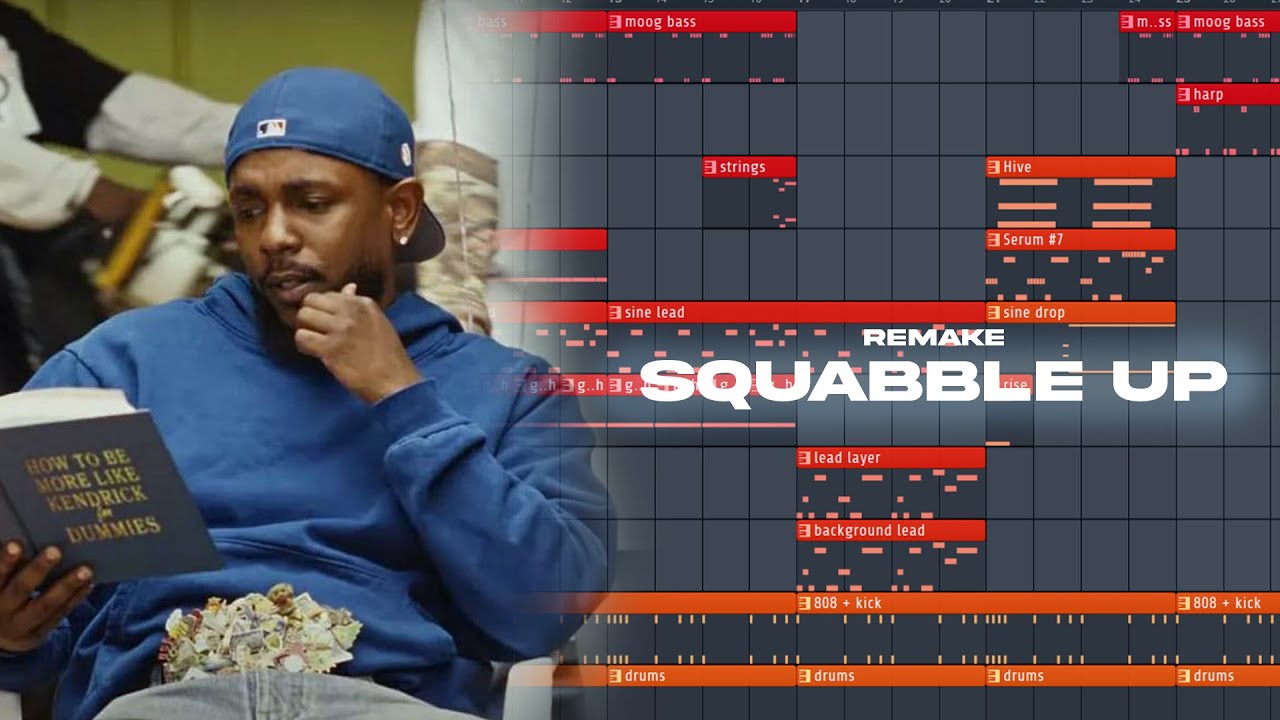 how 'squabble up' by Kendrick Lamar was made