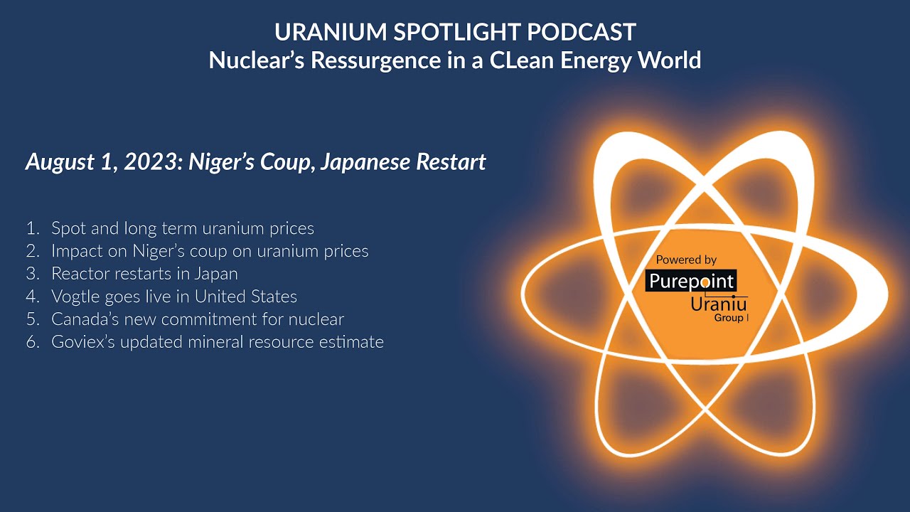 August 1, 2023: Niger's coup, Japanese restarts