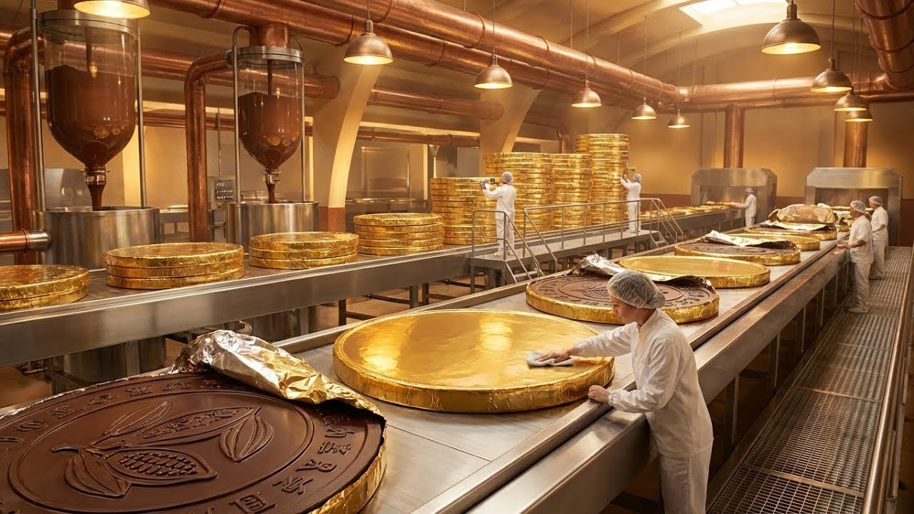 Inside a Chocolate Coins Factory | How Chocolate Coins Are Made