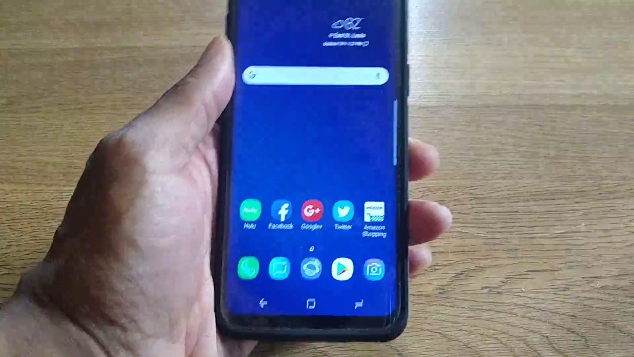 Samsung Galaxy S9 Running Samsung Experience 10.0 Android 9 Pie Inspiration