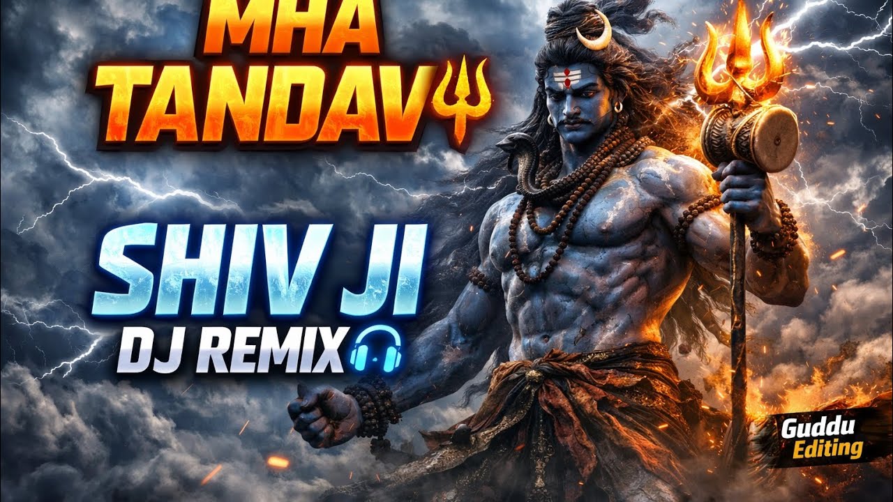 MHA Tandav 🔱 | Shiv Ji DJ Remix | Guddu Editing | Bhakti Rap Song 2026 #shivbhakti #shivbhajan
