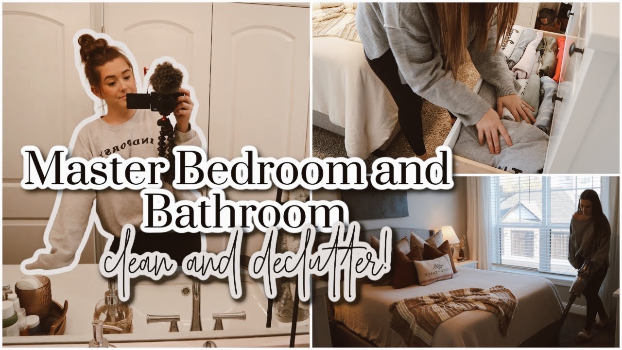 NEW! EXTREME CLEAN WITH ME | CLEAN AND DECLUTTER | MASTER BEDROOM AND BATHROOM CLEAN WITH ME 2021