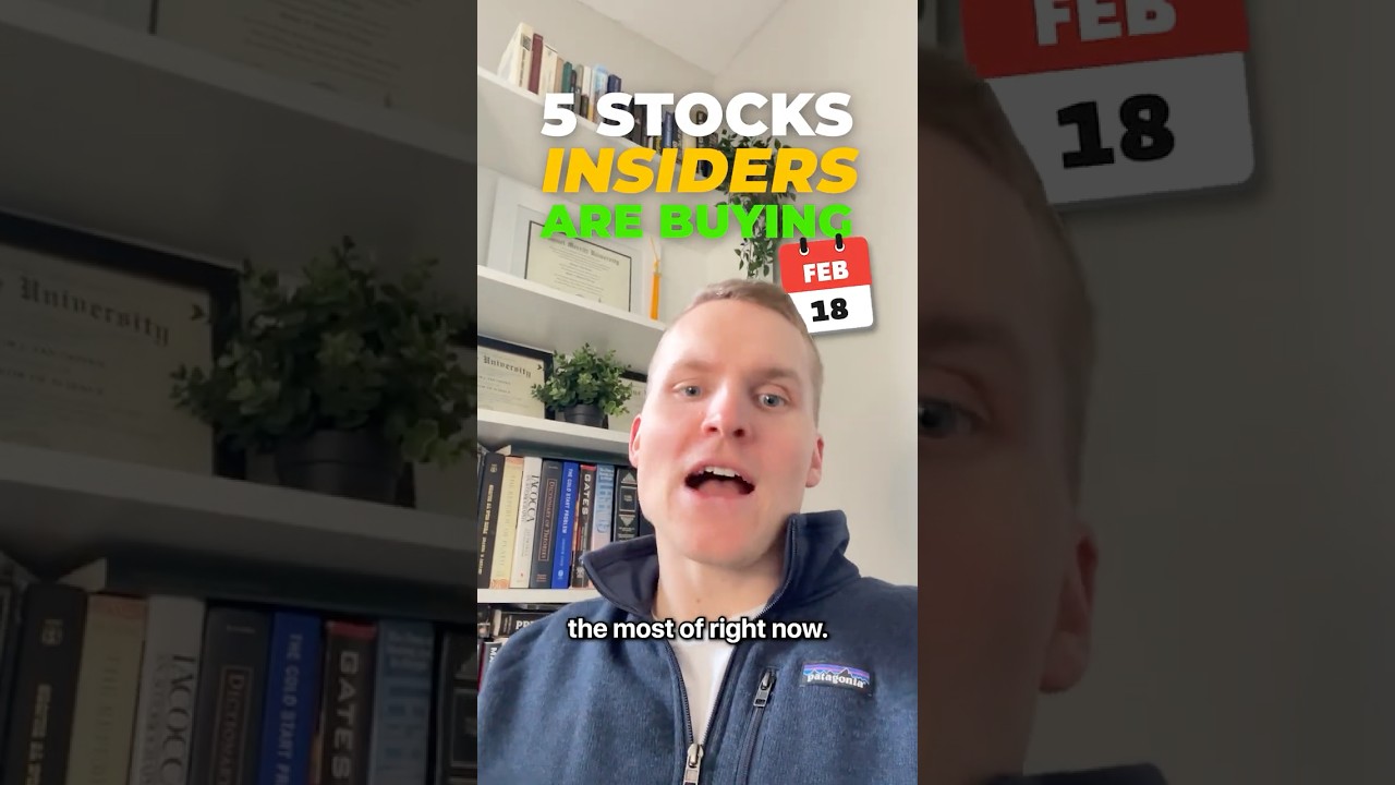 5 Stocks Insiders are Buying (Feb 18, 2026)
