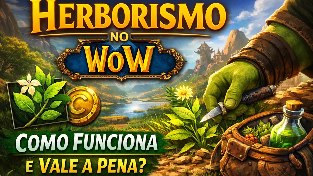 Herborismo no WoW: Como Funciona e Se Vale a Pena