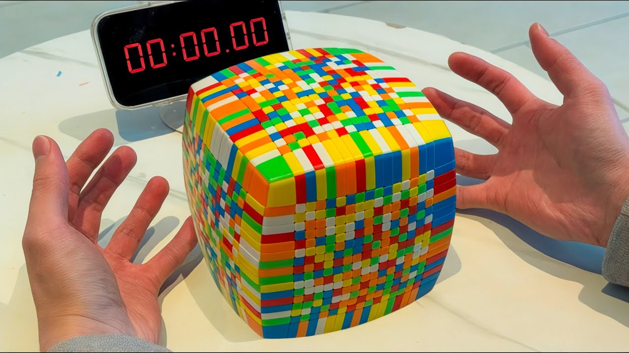 Impossible Rubik’s Cube 17x17 Solved in Record Time!