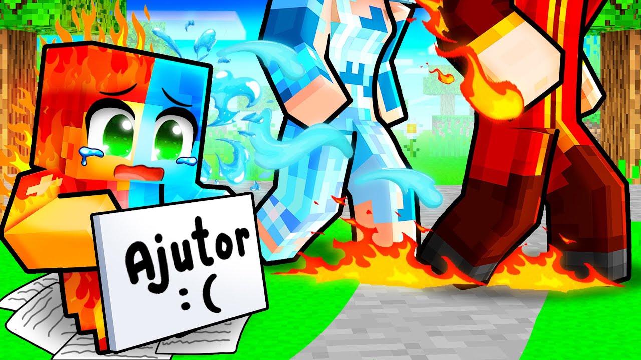 Jakey este *ABANDONAT* de Parintii ELEMENTALI pe Minecraft...