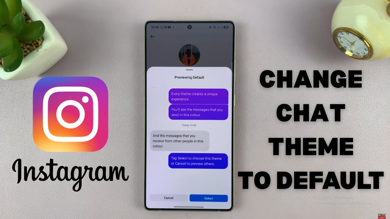 How To Change Instagram Chat Theme Back To Default