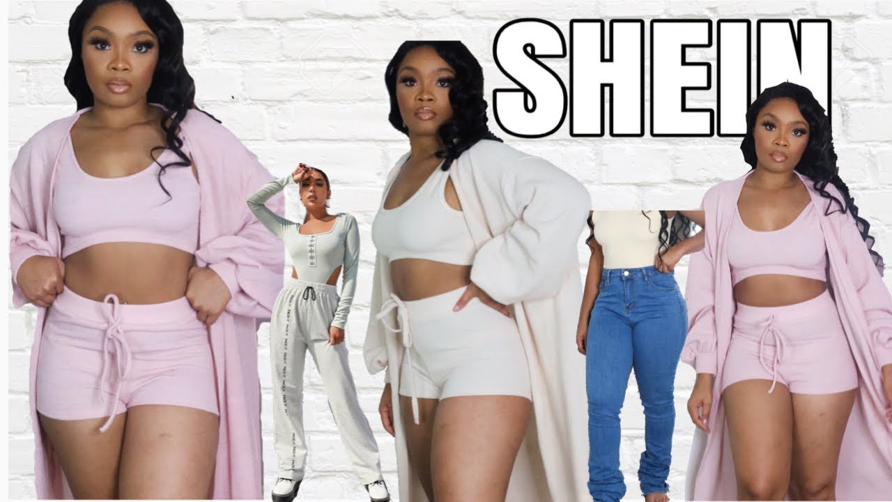 It’s giving BADDIE | 2021 SHEIN Try On Haul | Cozy Sets, Jeans & MORE