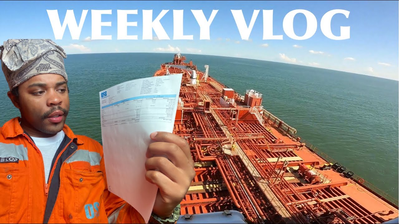 Week In The Life Of A Merchant Mariner | Pay Day Vlog | Ship Sailing through Hurricane IDA