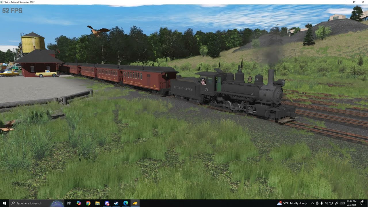Trainz 2022: Hatchet Creek Railroad V3 от TSB