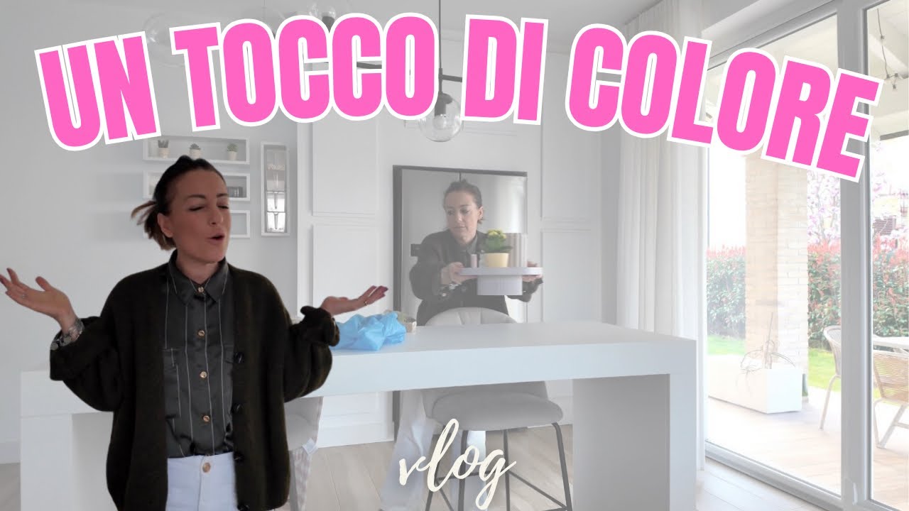 Un tocco di colore in casa!