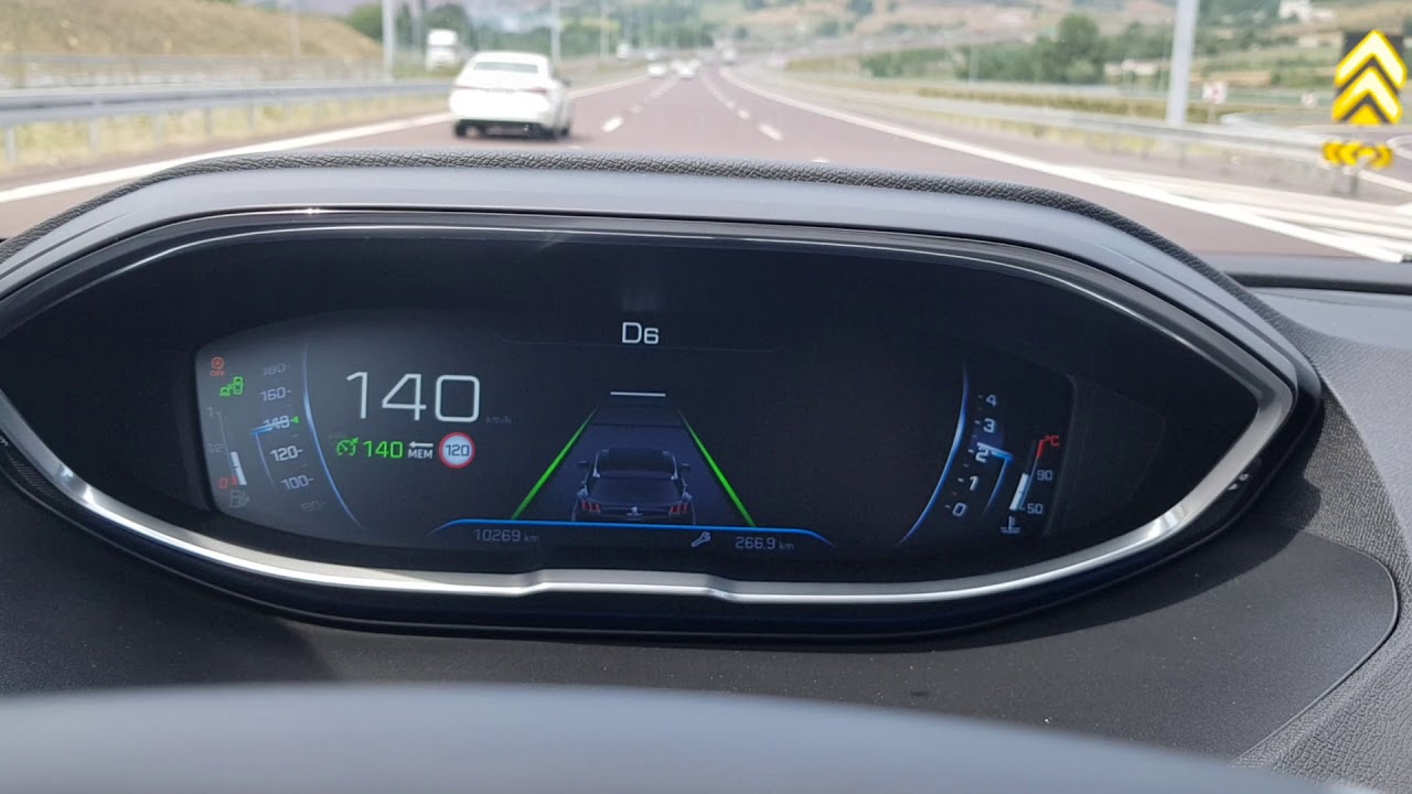 Peugeot 3008 GTLine 2018 - Hız Sabitleyici ve Mesafe Koruma Sistemi