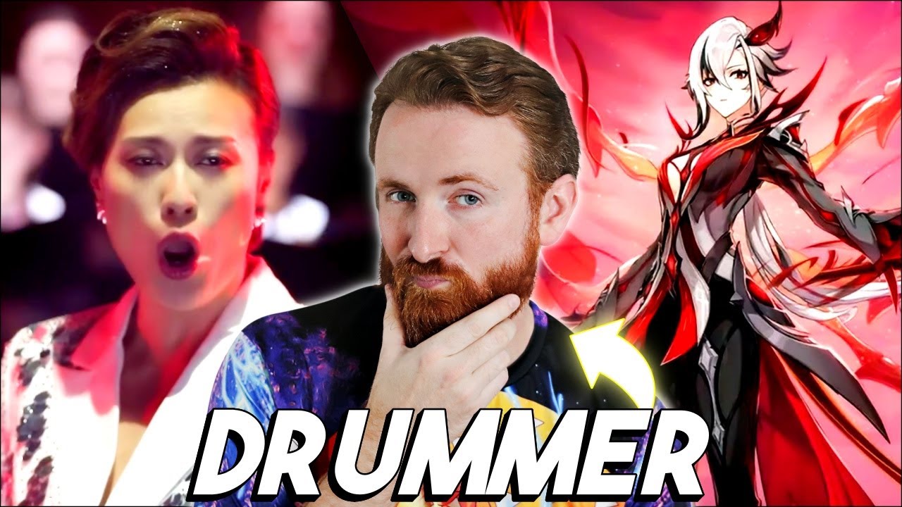 Drummer Reacts to Arlecchino Boss Theme LIVE Music Video